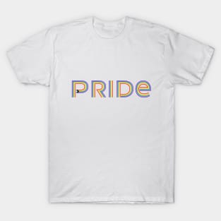 Pride rainbow and flag (no outline) T-Shirt